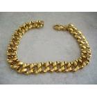 Gold Plated Fashion Foxtail Chain Bracelet 8 inches