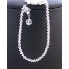 Dangling Bead Clear Crystals Bracelet Inexpensive Swarovski Clear crystals Bracelet Gift Swarovski Jewelry