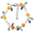 Sexy Bracelet Prom Jewelry Wedding Gift Orange Cat Faceted Bracelet