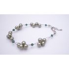 Are You Looking ForJewelry Green Mint Pearls Green Crystals Bracelet