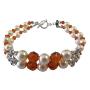 Wife Girl Friend Mother Stylish Pearls & Crystals Bracelet