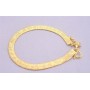 Women Simulated Gold with CZ  Bracelet 7.5 inches