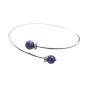 Prom Jewelry Inexpensive Dark Night Blue Pearls Cuff WEdding Bracelet