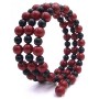 Stylish Match Jewelry In Red Black Combo 3 Stranded Bangle Bracelet