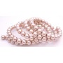 Champagne Pearls 5 Stranded Perfect Wrap Around the Wrist Bracelet