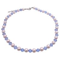 Necklace Culture Pearls & Crystals Choker
