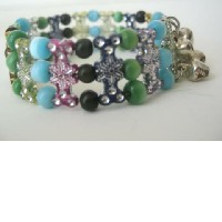 Multi Color Beads! Colorful Stretchable Bracelet  