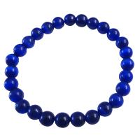 Cat Eye Stretchable Bracelet Dark Blue Beaded Stretchable Bracelet Handmade Jewelry