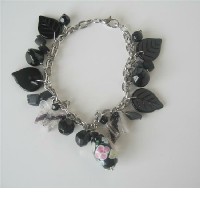 Black Beads Dangling Bracelet Gorgeous Sexy! Bracelet  