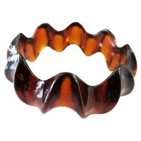 Fashionable Brown Banggle Under Dollar 5 Bracelet Gift Party Brown Bracelet Comfortable Brown Acrylic Bangle