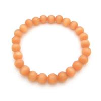 Pumpkin Orange Bracelet Cat Eye Stretchable Bracelet Under  Jewelry