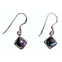 Diamond Shaped Cubic Zircon Earrings Simulated Diamond Earrings 