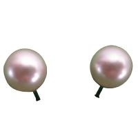 Pink Pearls Stud Earrings 6mm Genuine Swarovski Pink Pearls Surgical Post Earrings  
