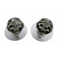 Black Diamond Inexpensive Under 5 Genuine Swarovki Stud Earrings