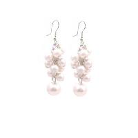 Bridemaids Earrings Ivory Pearls Prom Gift Affordable Jewelry