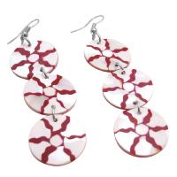 Dangling Shell Circle Earrings w/ Self Designed Unique Shell Earrings :  dangling earrings designed earrings shell dangling earrings earrings