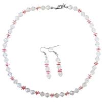 Buy Cheap Wedding Jewelry Set Under  With High Quality Beads Clear Immitation Crystals With Red Daisy Spacer Prom Jewelry Gift Under  Set