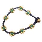 Jade Semi Precious Bead Interwoven Bracelet Cheap Gift Jewelry