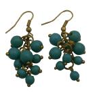 Turquoise Cluster Earrings Express The Flavor with Effervescence Earrings