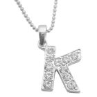 Stylish Jewelry Alphabet Jewelry Diamnate K Letter Pendant Necklace