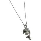 Dolphin Pendant Holding Ball Stunning Dolphin Pendant Necklace