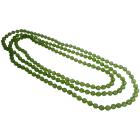 Long Green Peridot Multifaceted Glass Beads Fun Wearing Necklace Gift