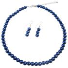 Dark Blue Pearls Jewelry Cool Necklace Junior Bridesmaid Necklace