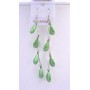 Earrings Beautiful Green Beads Dangling Earrings
