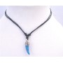 Bead Necklace w/ Shell Dangling Shell Jewelry