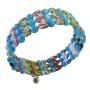 Very Cool Soothing Colored Beads! Comfortable Stretchable Bracelet