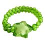 Olive Beads Simulated Crystals Stretchable Double Stranded Bracelet