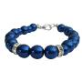 Any Occasion Fashion Young Girls Gift Dark Blue Pearls Bracelet