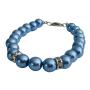 Wedding Gift Jewelry Collection Blue Pearls Bracelet Bridesmaid Gift