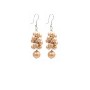 Under $5 Bridesmaid Wedding Jewelry Golden Grape Pearls Earrings