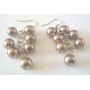 Stylish Earrings Under $5 Dollar Jewelry Bronze Brown Faux Pearls Gift