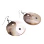 Unique Gift Find Shell Circle Earrings Shell Earrings