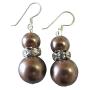 Low-Priced Jewelry Meet Your Budget Bridesmaid Earrings Brown Pearls