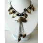 Multi Beads Necklace w/ Tassel Jewelry