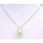 Charming Easter Bunny Rabbit Gift Cute Green Bunny Under $5 Necklace