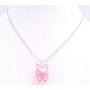 Easter Jewelry Rabbit Pendant Easter Bunny Rabbit Cute Pink Pendant