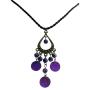 Stunning Stylish Necklace In Purple Shells All Occasion Gift