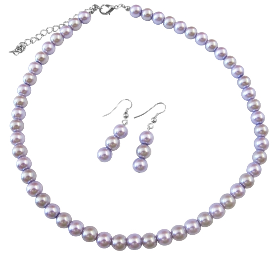Inexpensive Bridemaides Jewelry Set Light Lilac and Victorian Lilac Wedding